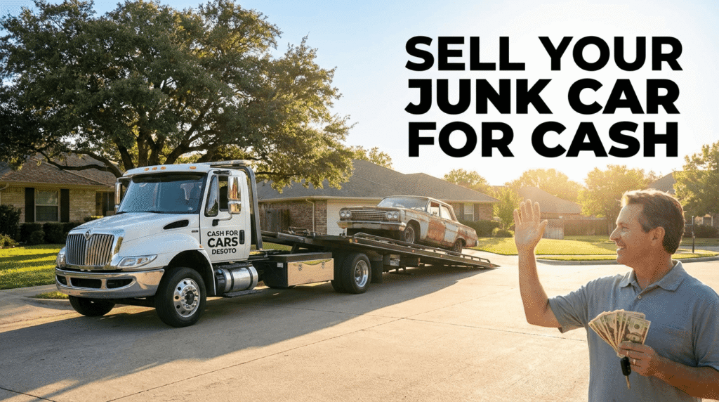 Sell Your Junk Car For Cash In DeSoto Texas and Surrounding Cities